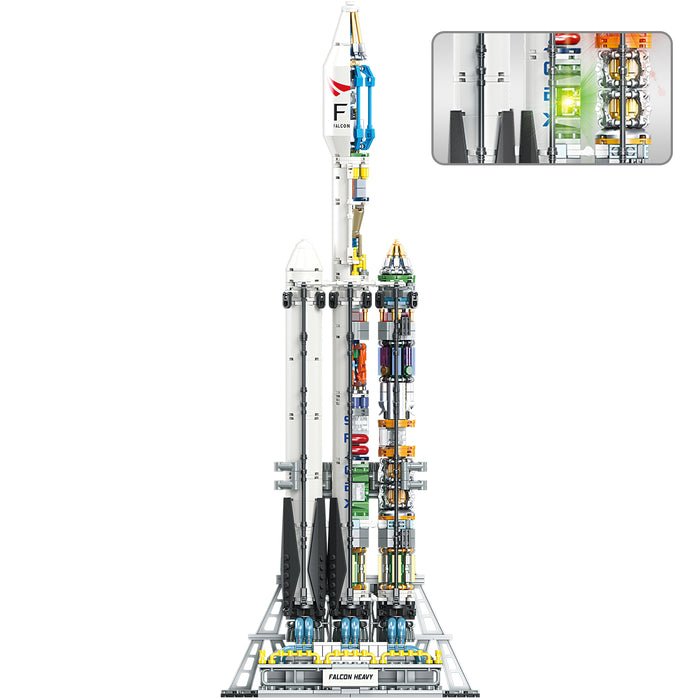 Falcon Heavy Rocket (1104 Pieces)