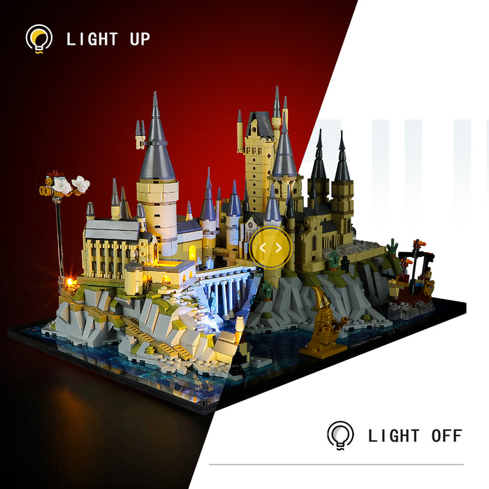 BOOZUU Light Kit For Hogwarts Castle and Grounds 76419