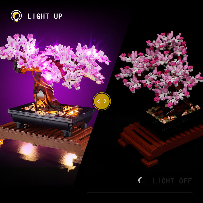 bonsai light up tree BOOZUU Light Kit for LEGO? Bonsai Tree 10281 (Pink): Enhance Your Display