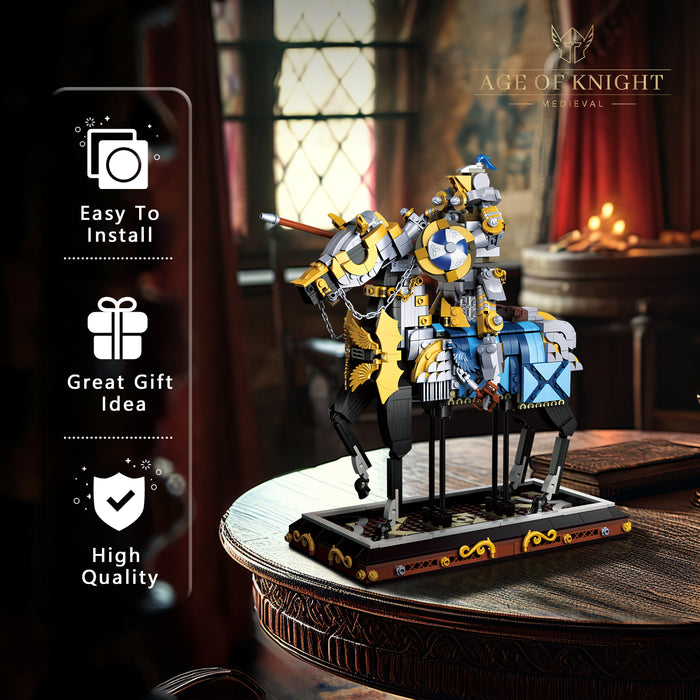 BOOZUU Medieval Knight Building Set