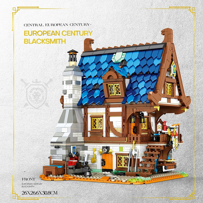 Medieval Blacksmith Shop (2366Pieces)-No Box