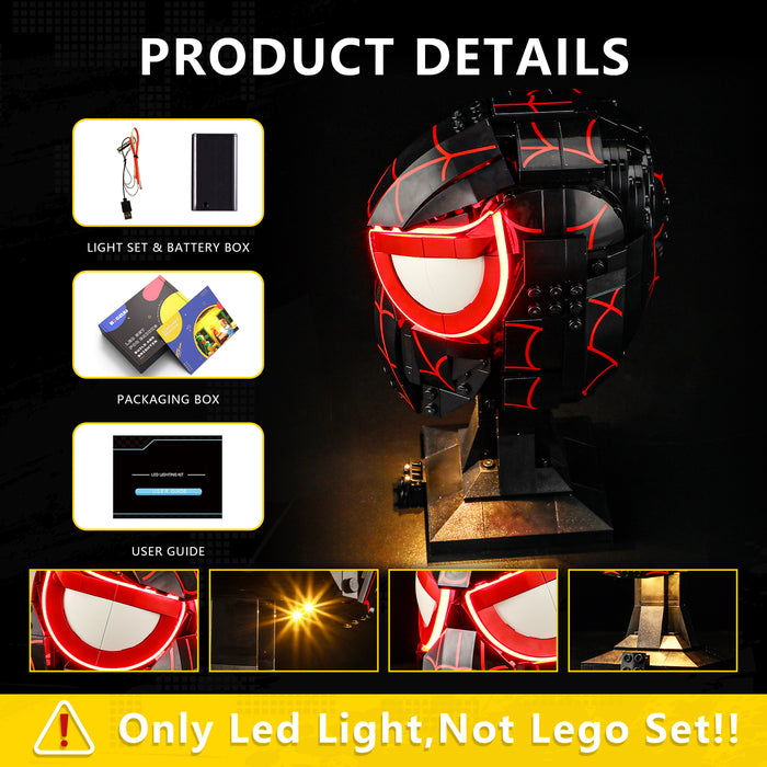 Light Kit for Miles Morales' Mask 76329