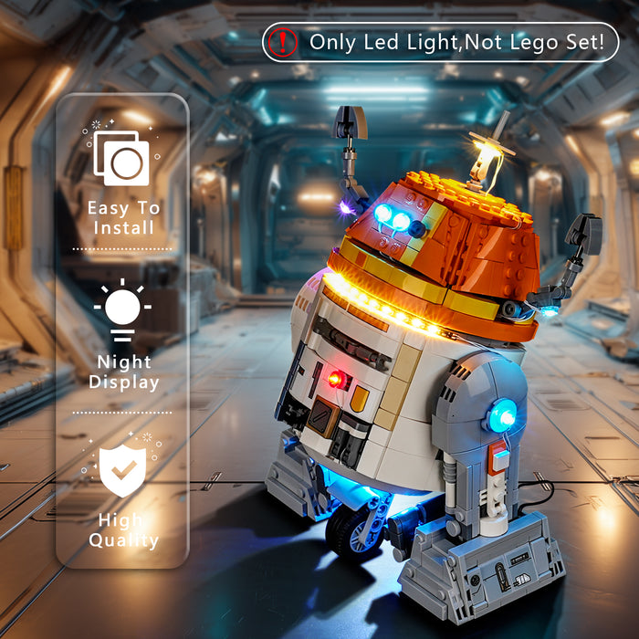 Light Kit for Chopper (C1-10P) Astromech Droid 75416