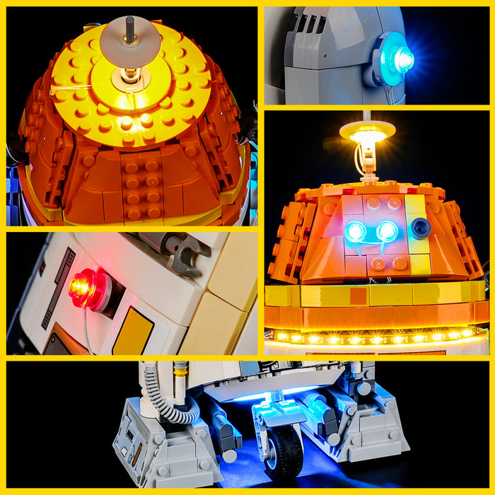 Light Kit for Chopper (C1-10P) Astromech Droid 75416