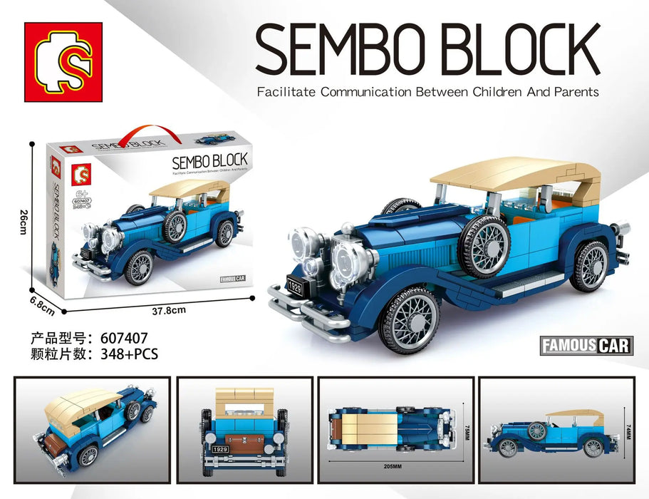 2024 new City Technique Racing Car old classic Speed Champions Sport Building Brick Super Racers F1 Great Vehicles Sembo Block