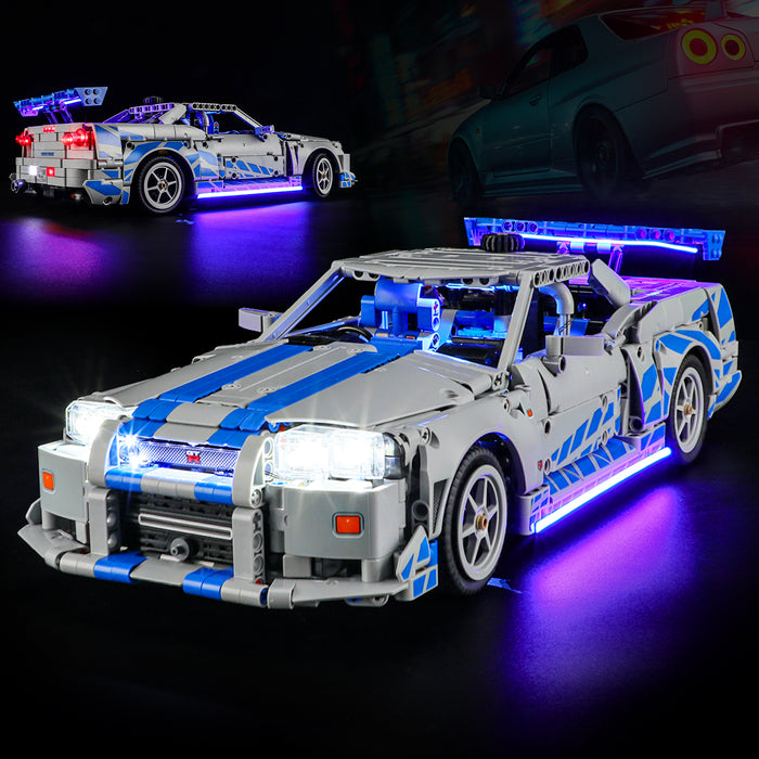 Light Kit for 2 Fast 2 Furious Nissan Skyline GT-R (R34) Car 42210