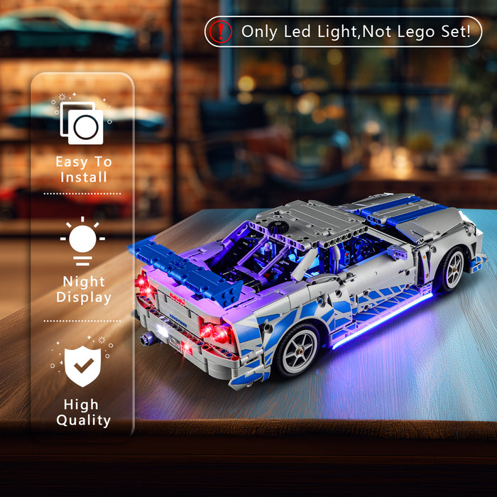 Light Kit for 2 Fast 2 Furious Nissan Skyline GT-R (R34) Car 42210