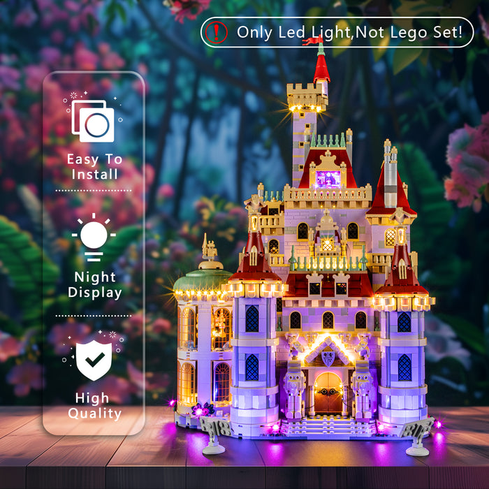 Light Kit for Beauty and the Beast Castle 43263