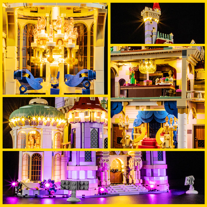 Light Kit for Beauty and the Beast Castle 43263