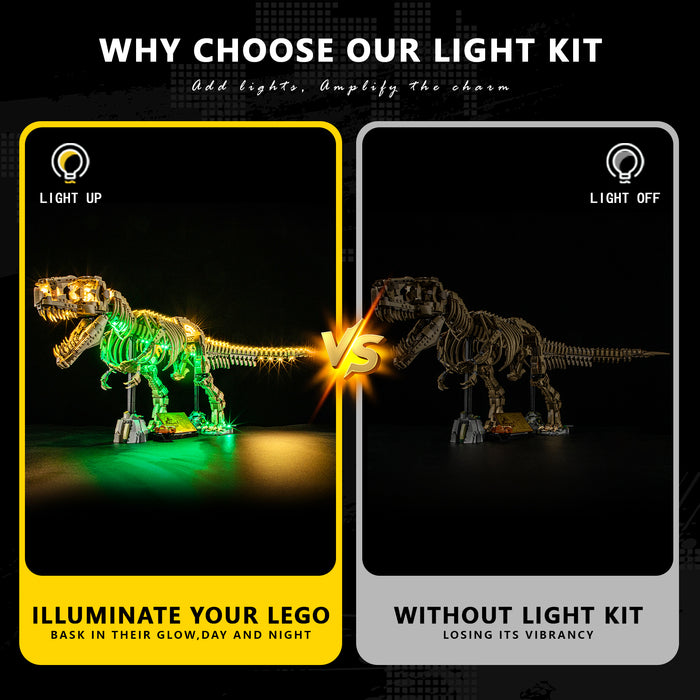 Light Kit for Dinosaur Fossils Tyrannosaurus rex 76968