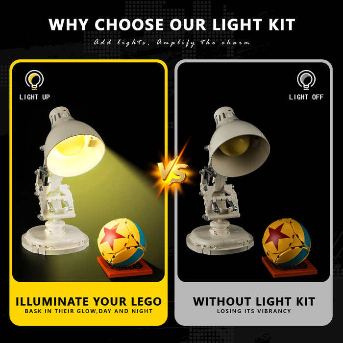 Light Kit for Disney Pixar Luxo Jr 21357