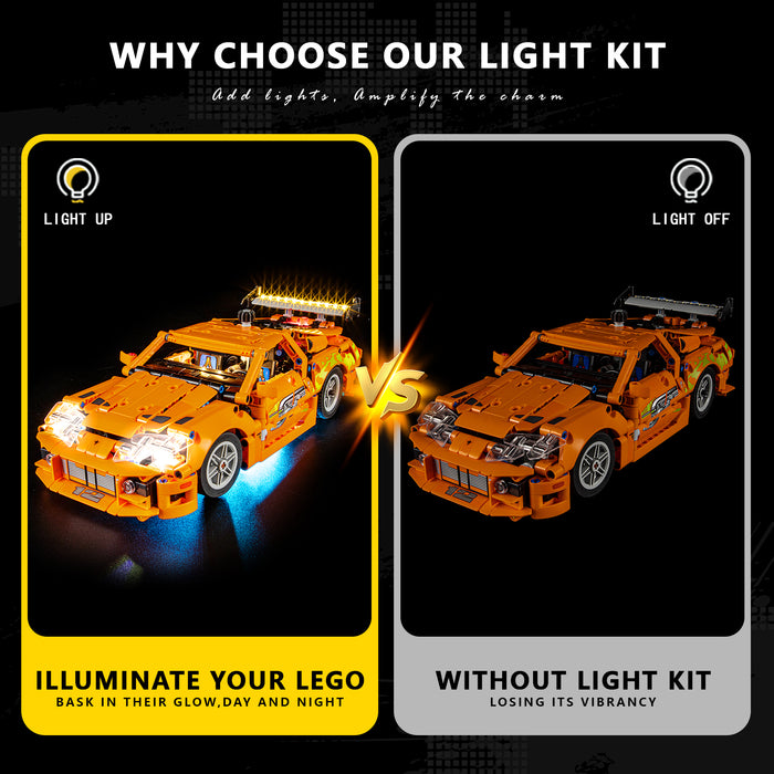 Light Kit for Fast and Furious Toyota Supra MK4 42204