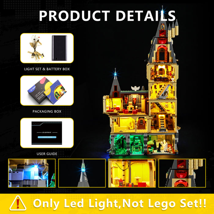 Light Kit for Hogwarts Castle The Main Tower 76454