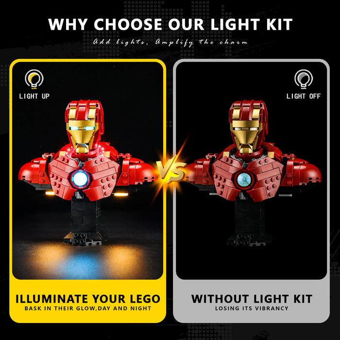 Light Kit for Iron Man MK4 Bust 76327