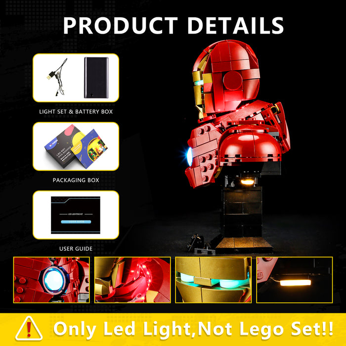 Light Kit for Iron Man MK4 Bust 76327