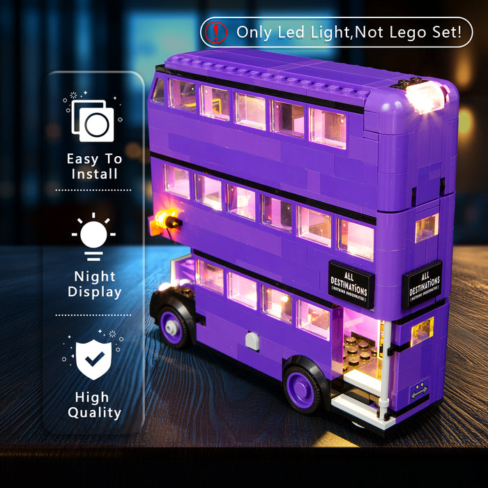 Light Kit for Knight Bus Adventure 76446