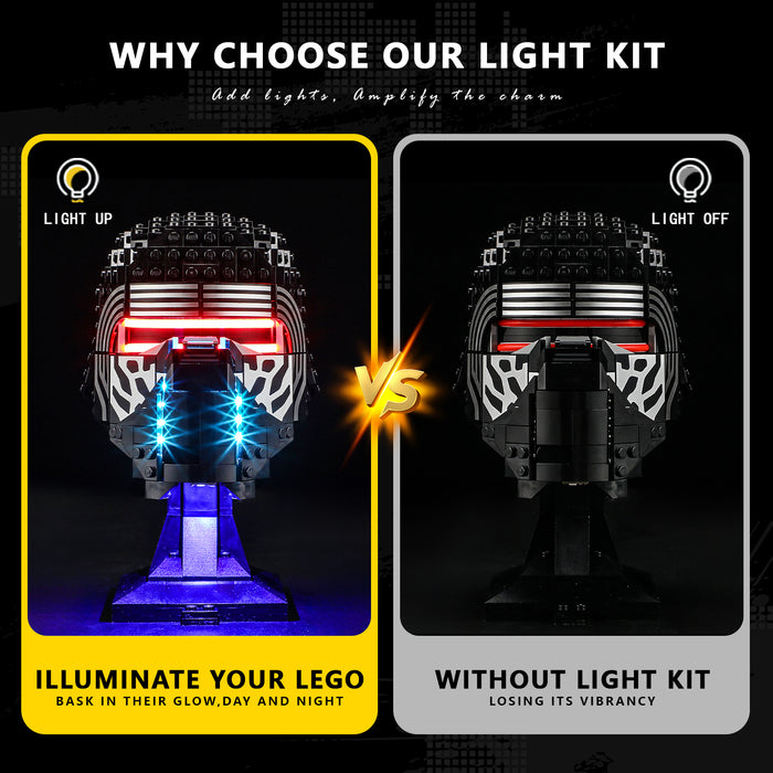 Light Kit for Kylo Ren Helmet 75415