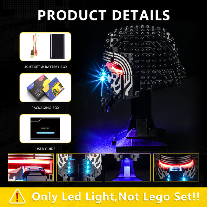 Light Kit for Kylo Ren Helmet 75415