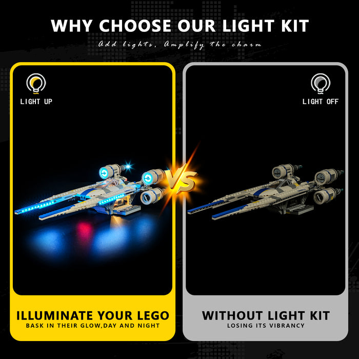 Light Kit for Rebel U-Wing Starfighter 75399