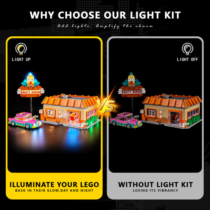 Light Kit for The Simpsons: Krusty Burger 10352