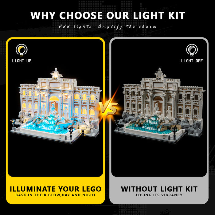 Light Kit for Trevi Fountain 21062