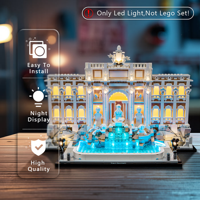Light Kit for Trevi Fountain 21062