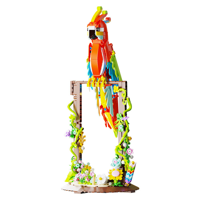 Red Parrot (636 Pieces)