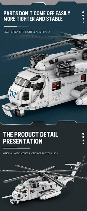 CH-53E Transport Helicopter (2192 Pieces)