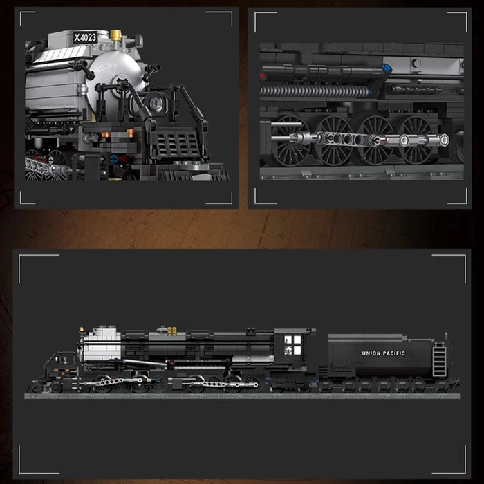 Steam Locomotive Railway  (1608 Pieces)