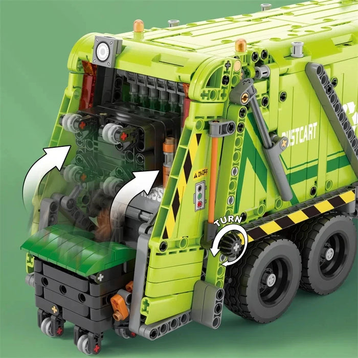 Garbage Truck (1468 Pieces)-No Box