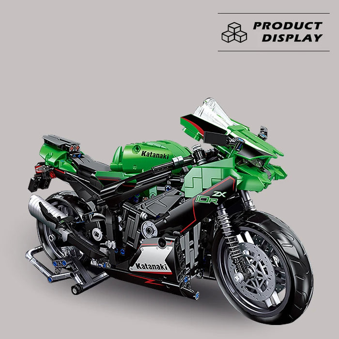 ZX-10R Motorcycle (867 Pieces)