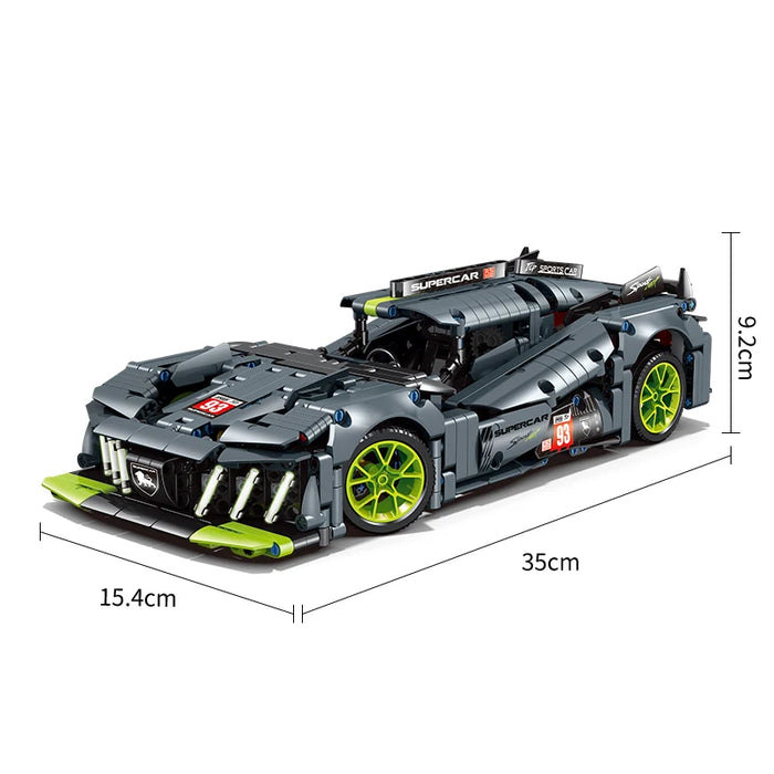 1280PCS Technical 1:14 Peugeoted 9×8 Speed Car Building Blocks 42156 Racing Vehicle Assemble Bricks Toys Gifts For Kids Boy