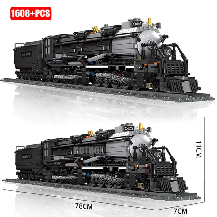 Steam Locomotive Railway  (1608 Pieces)