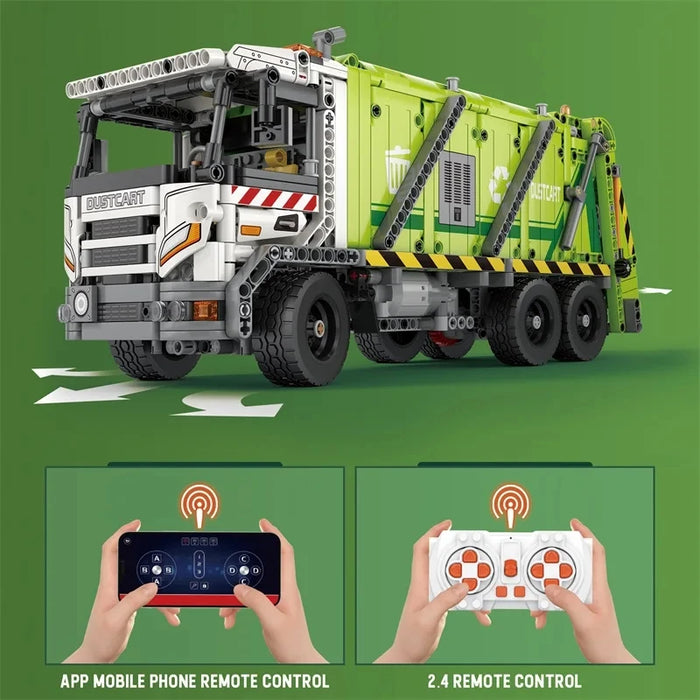 Garbage Truck (1468 Pieces)-No Box