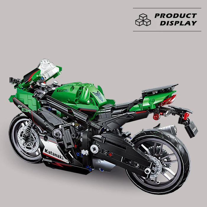 ZX-10R Motorcycle (867 Pieces)