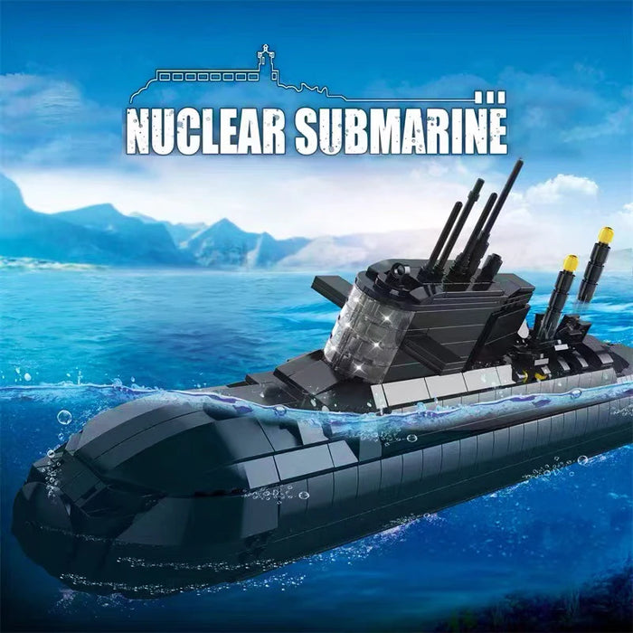 Type 094 Nuclear Submarine(1498 Pieces)-No Box