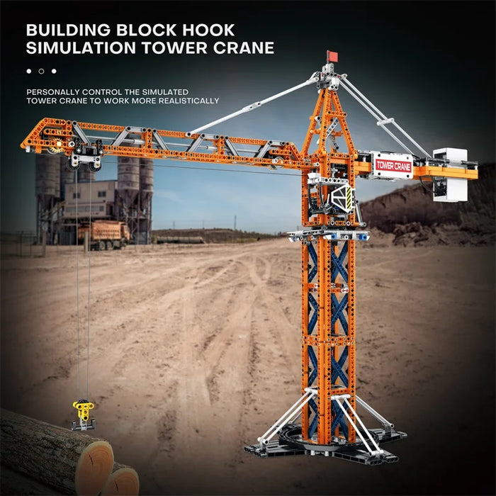 Remote Control Tower Crane (1288 Pieces)