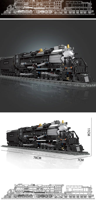 Steam Locomotive Railway  (1608 Pieces)