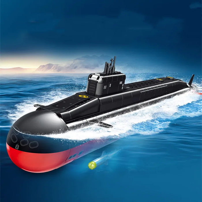 Strategic Nuclear Submarine (1324 Pieces)-No Box