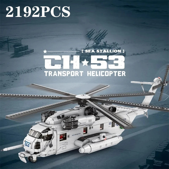 CH-53E Transport Helicopter (2192 Pieces)