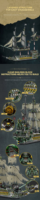 The Flying Dutchman Pirate Ship (5865 Pieces)