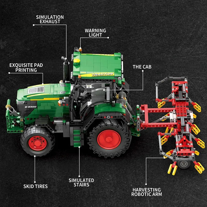 Agricultural Tractor (1828 Pieces)