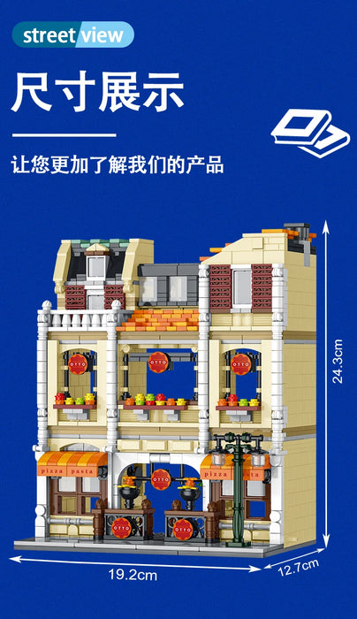 Pizza Shop Modular (1178 Pieces)-No Box