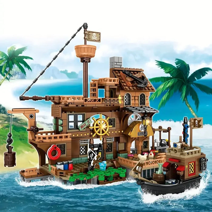 Medieval Pirate Island Fortress Castle