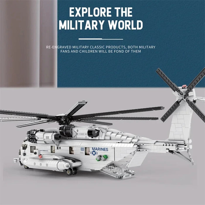 CH-53E Transport Helicopter (2192 Pieces)