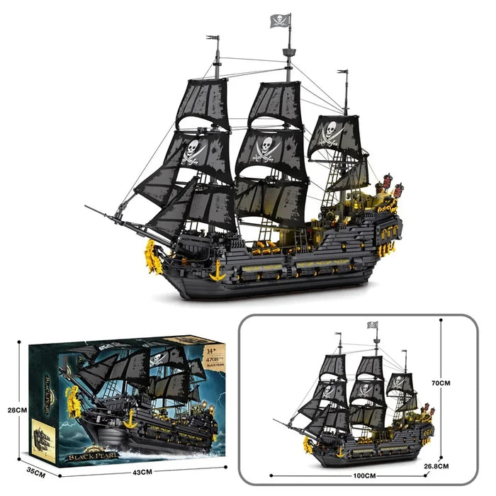 Black Pearl Pirate Ship (4708 Pieces)