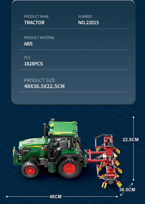 Agricultural Tractor (1828 Pieces)