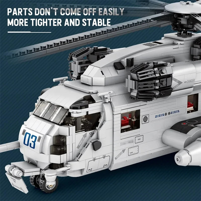 CH-53E Transport Helicopter (2192 Pieces)