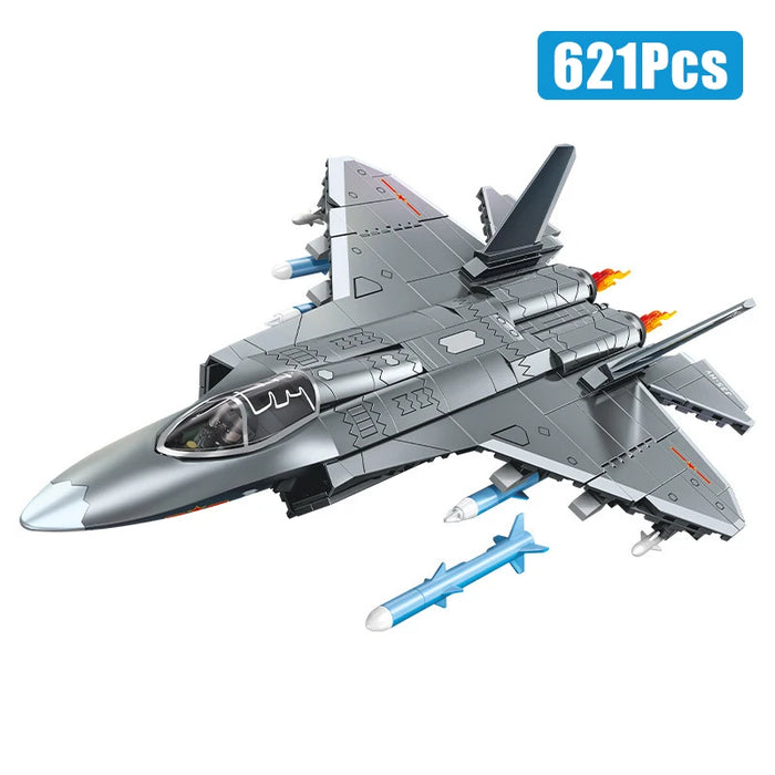 J35 Shipborne Aircraft  (621 Pieces)-No Box