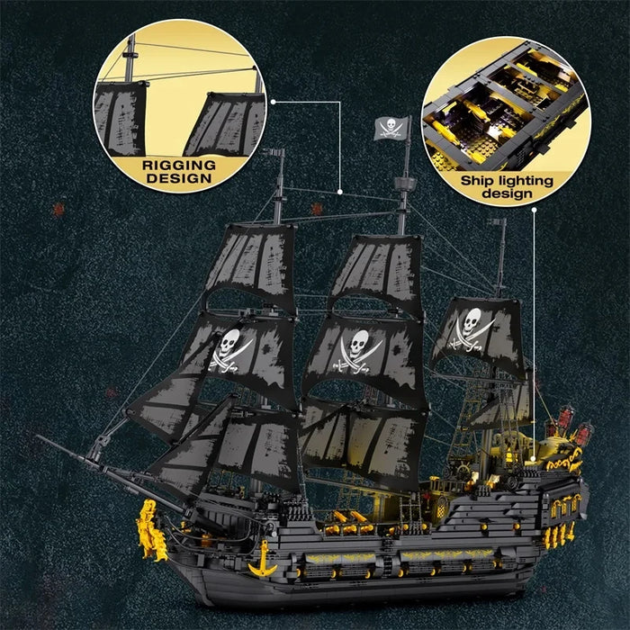 Black Pearl Pirate Ship (4708 Pieces)